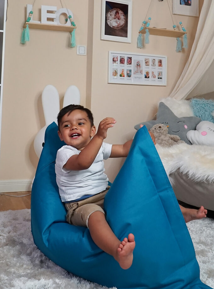 BeBi Mini Sitzsack 100x70 cm - 70 Liter, In- & Outdoor