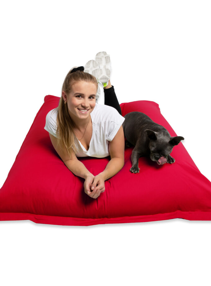 Square XXL Riesensitzsack 140x180 cm - 380 Liter EPS Perlen Füllung - Indoor
